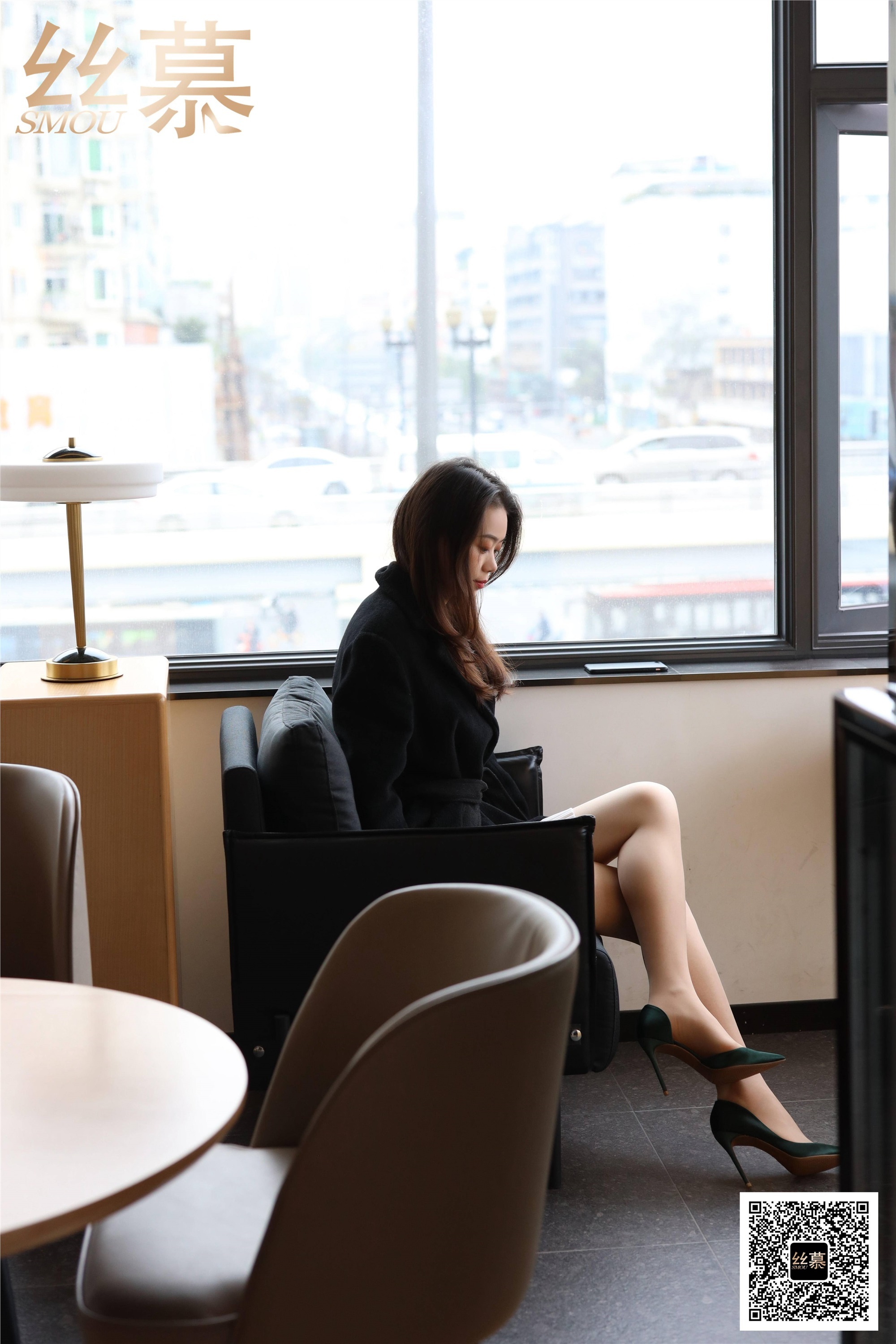 丝慕写真 SM406 天天一元 模特：芝芝《百褶裙经典穿搭》